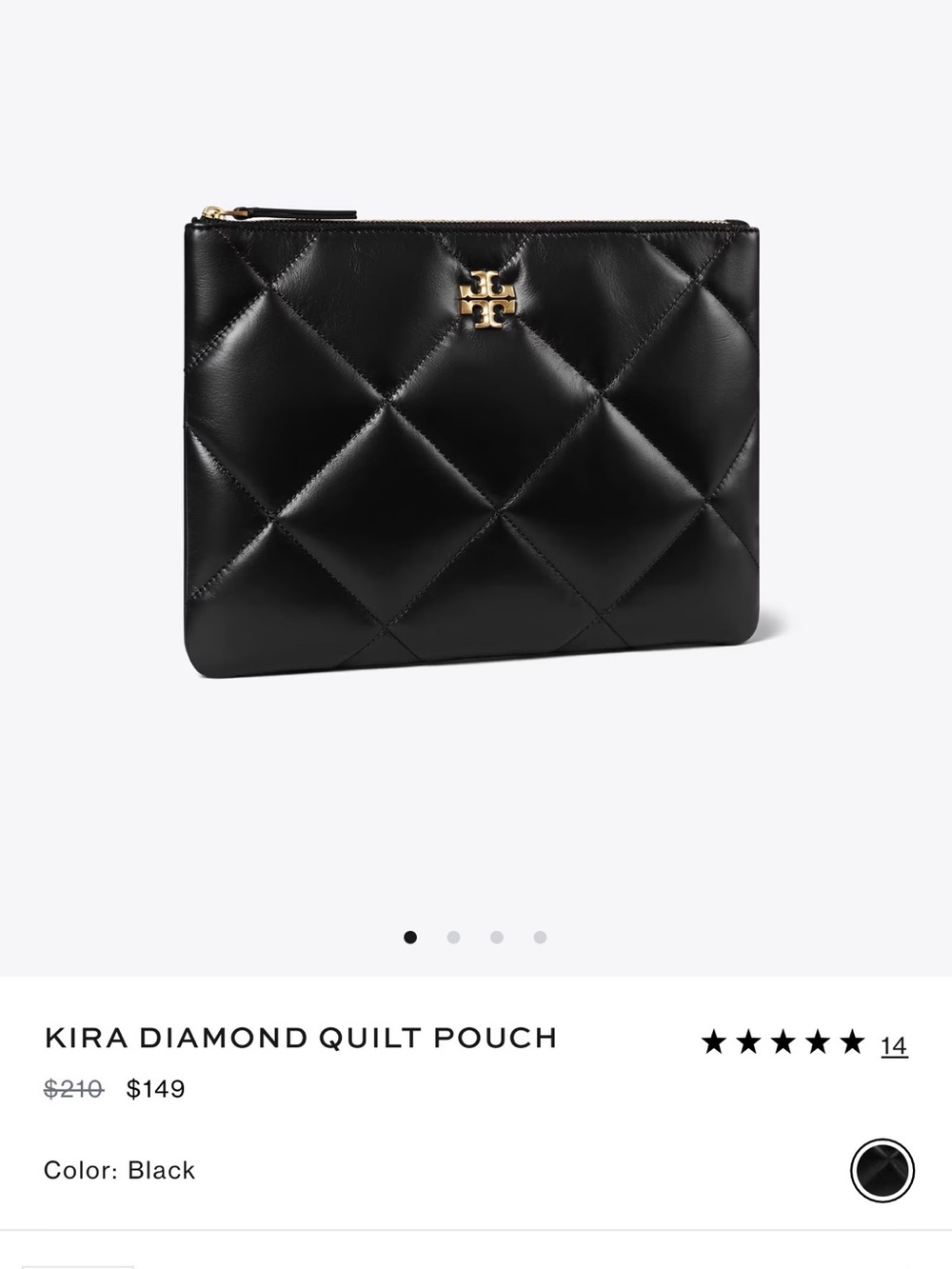 Tory Burch Diamond Kira Pouch - Picture 4 of 6